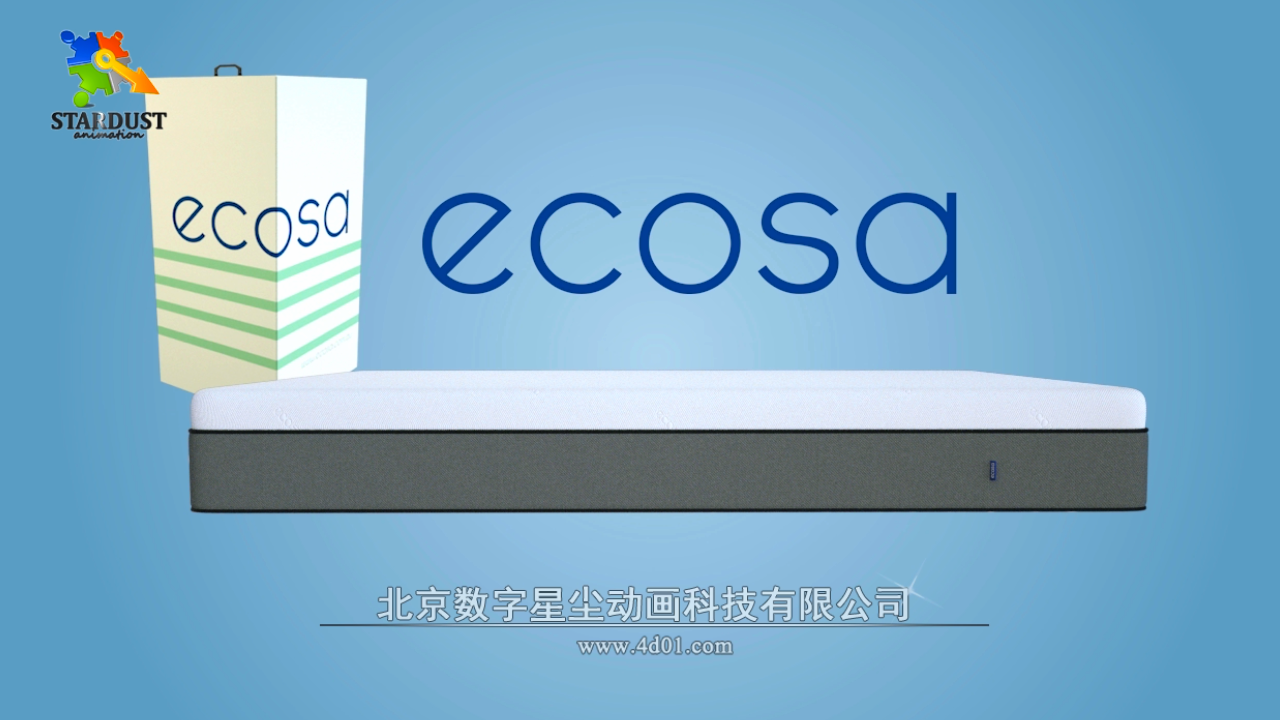 上圖為Ecosa床墊的推廣